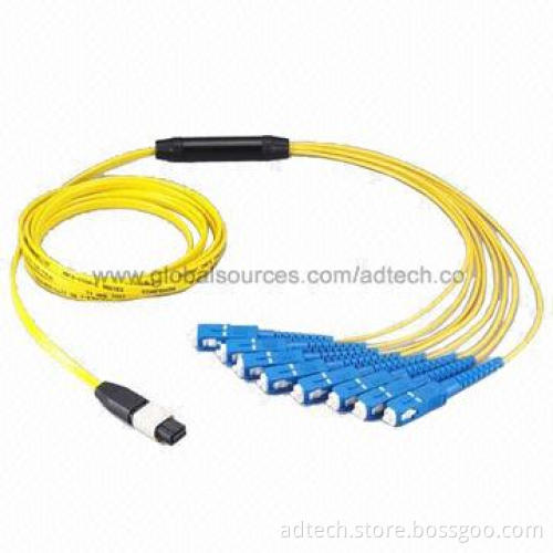MPO Harness Cable, MPO APC to SC PC 8 Fibers SM